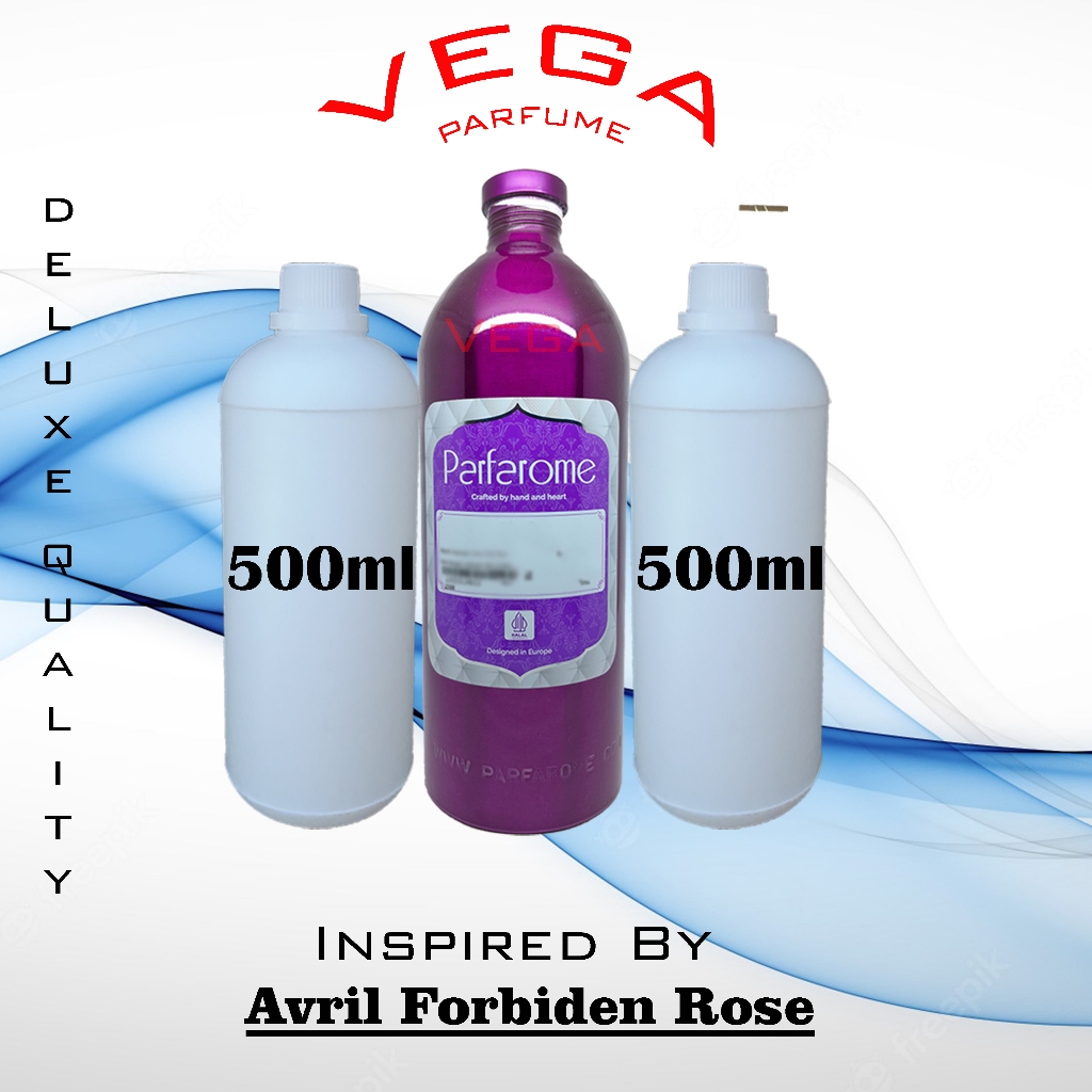 Avril Forbidden Rose Parfarome Deluxe 500ml Repack Murni Bibit