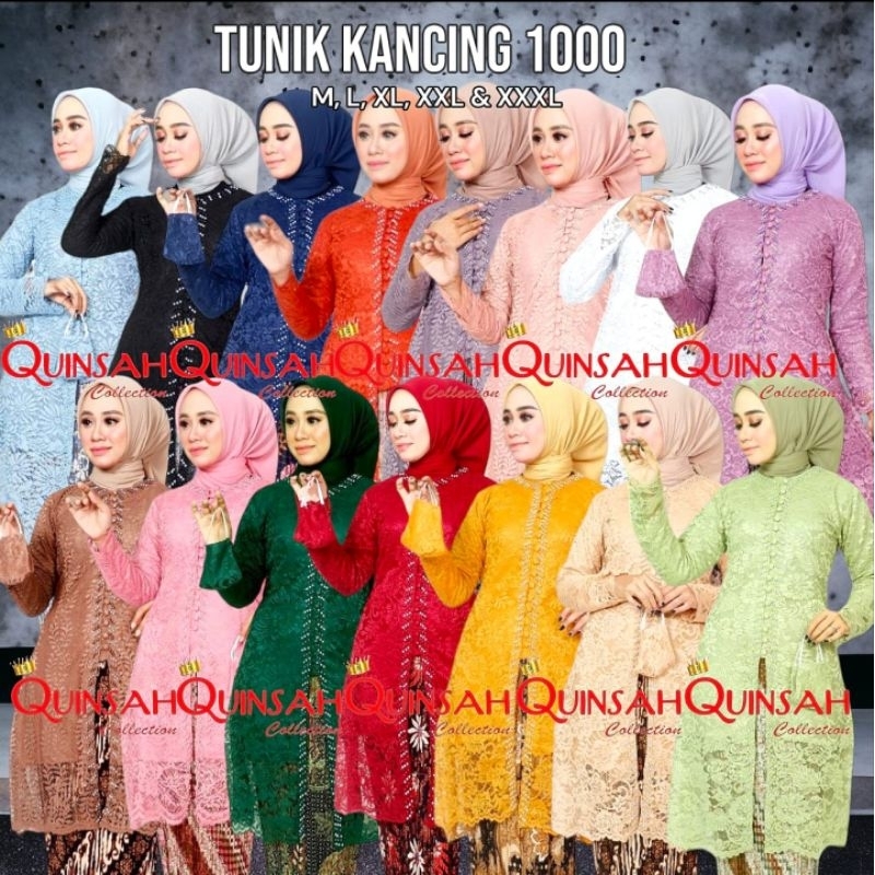 Tunik Kancing Seribu Payet