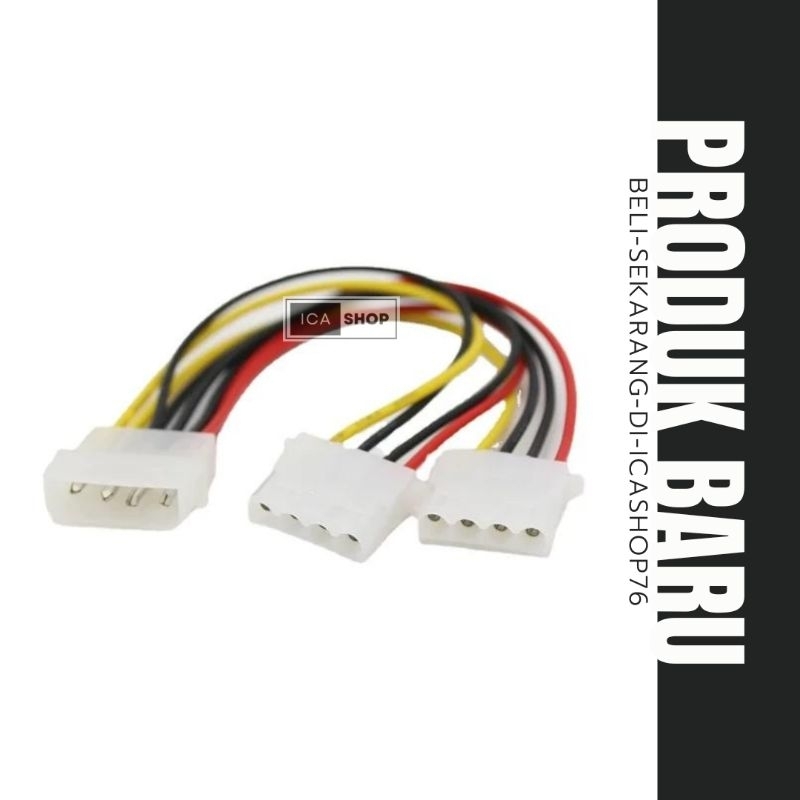 KABEL POWER HDD Cabang Molex 4 pin / Kabel molex splitter pin 4