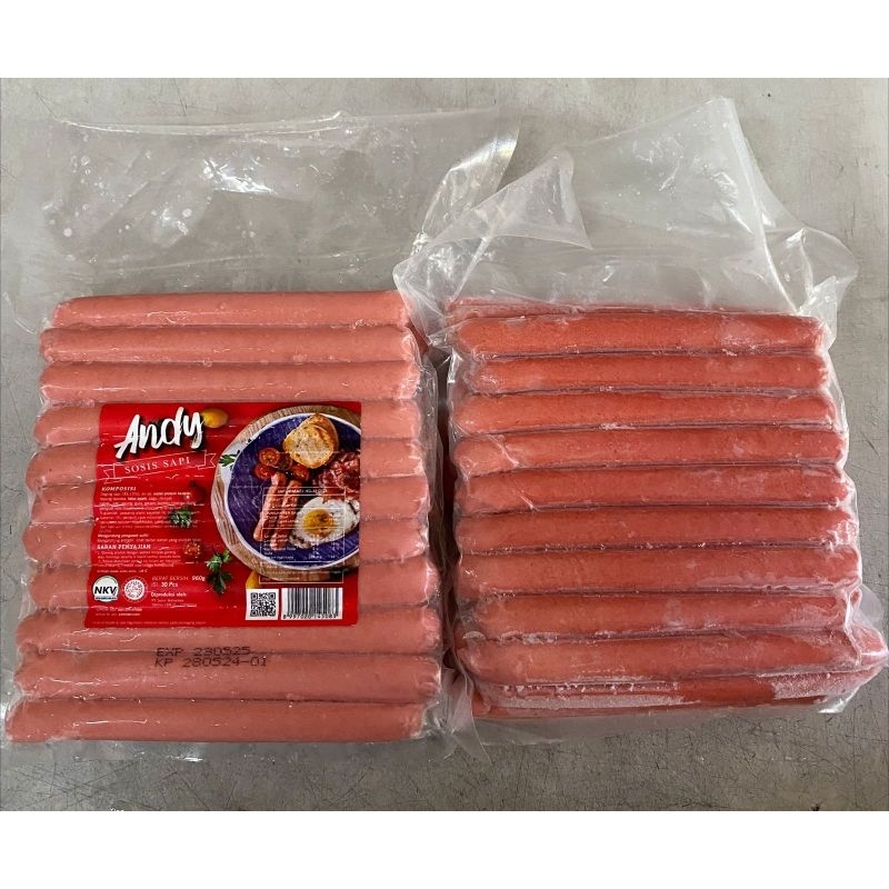 

Andy Sosis Sapi Long Merah isi 30