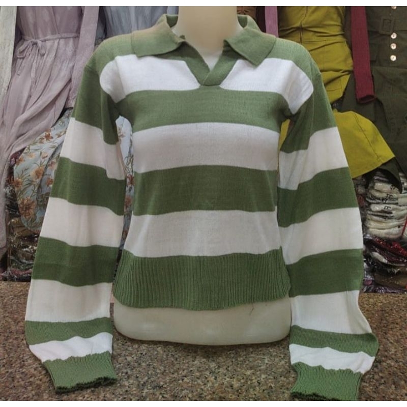 Cardigan Rajut - Outer Rajut - Jaket Rajut Wanita Cewek Model Terkini Motif
