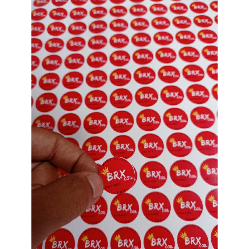 

logo stiker segel 2 pcs BB 3 MILIMETER MERAH