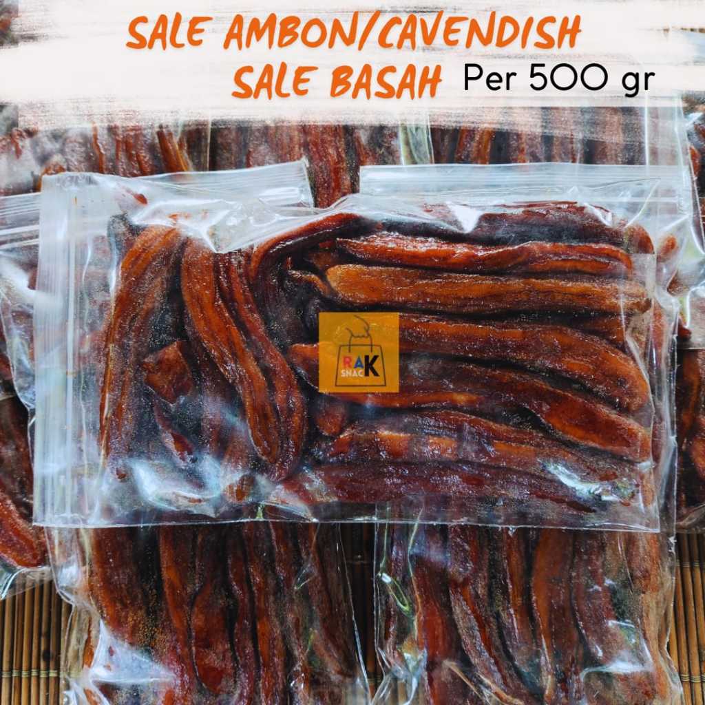 

Sale Ambon/Cavendish Legit Basah 500 gram | Sale Basah | Cemilan Sehat Manis Food
