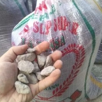 Batu Split Karungan Ukuran Campur