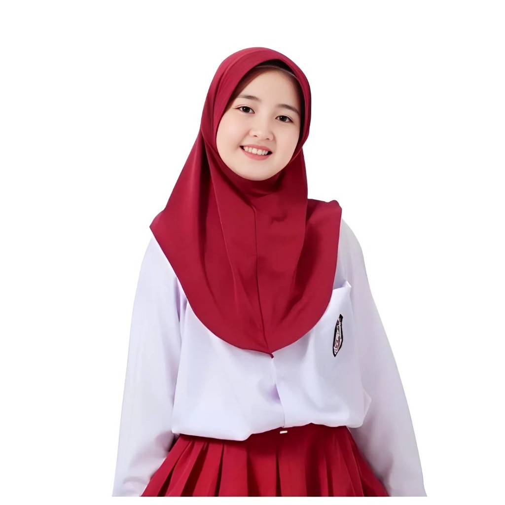 JILBAB ANAK SEKOLAH SD /HIJAB SEKOLAH JERSEY / JILBAB SEKOLAH ANAK