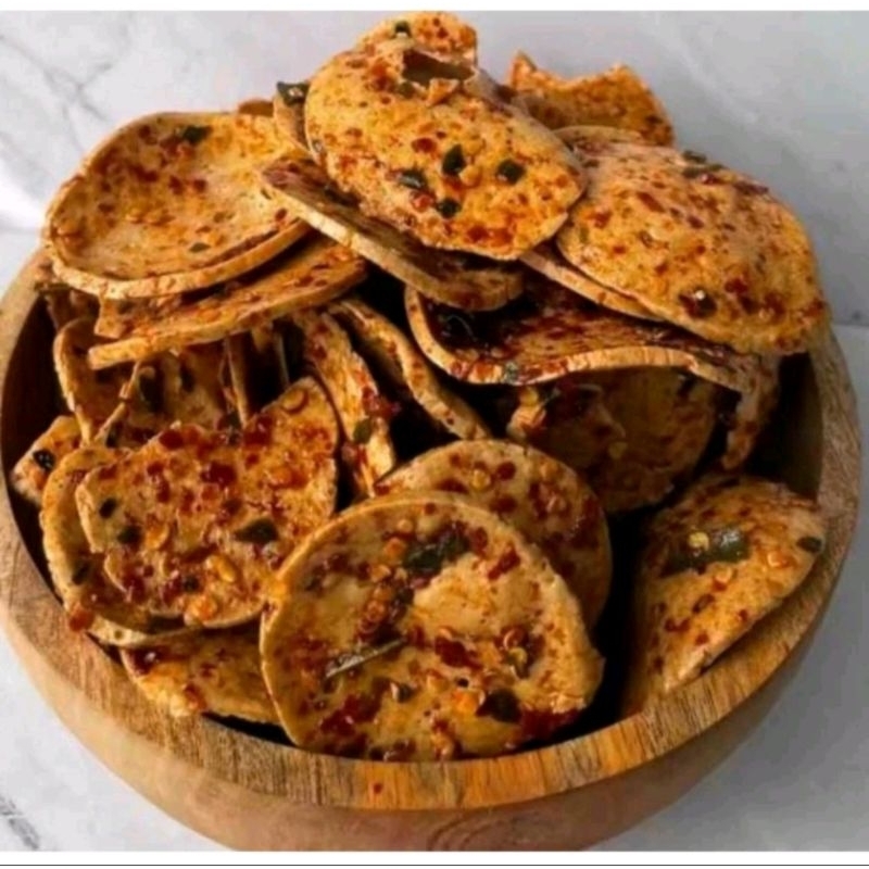

Basreng Koin pipih kemasan thinwall 500ml