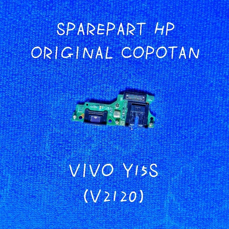 SUB BOARD BOARDCHARGER PLUG IN CAS VIVO Y15S V2120 ORIGINAL COPOTAN TESTED