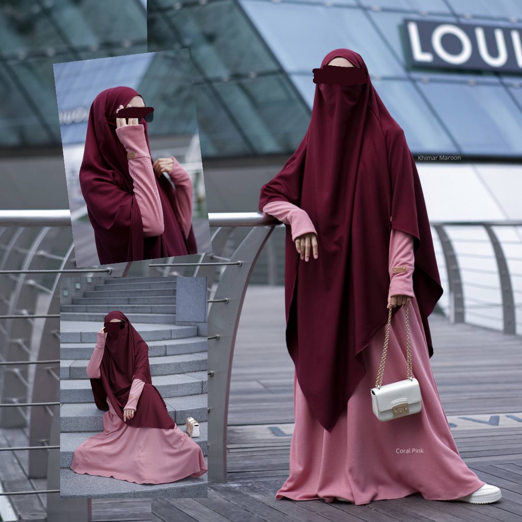 Effortless Knit Set Gamis Cadar by Mahira