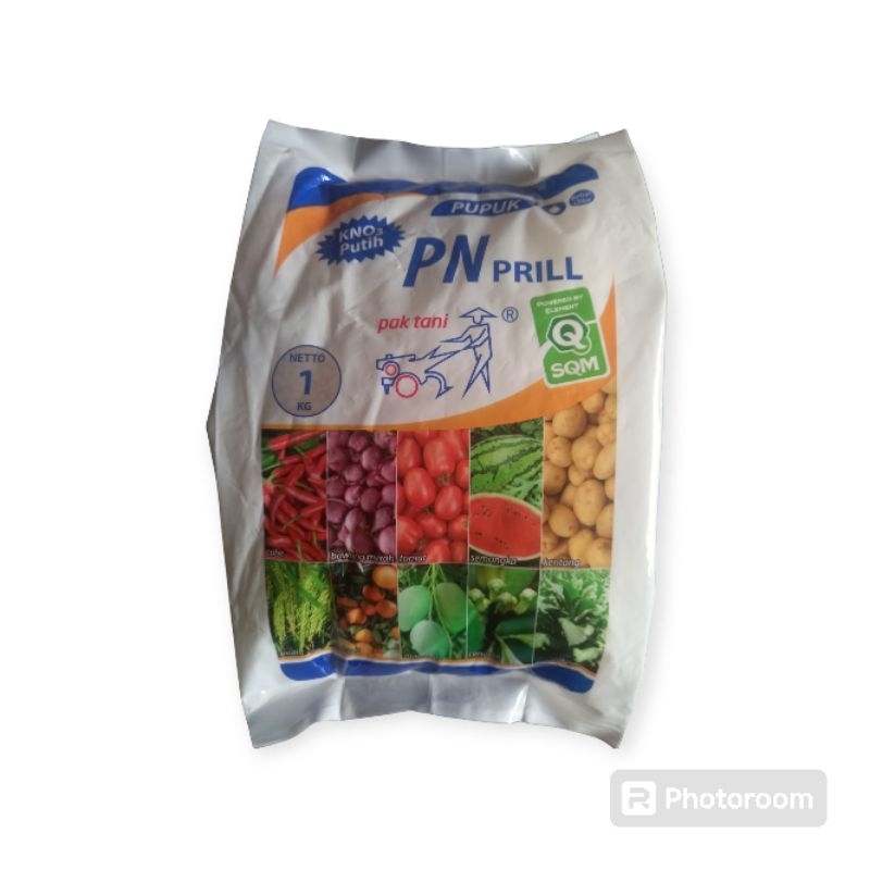 Pupuk KNO3 putih PN prill original pabrik kemasan 1kg