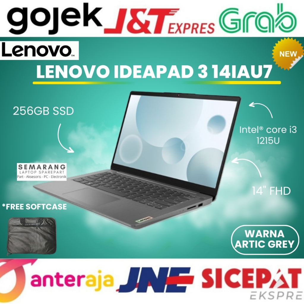 BARU LAPTOP LENOVO IDEAPAD SLIM 3 14IAU Ram 8GB 256GB SSD 14" Fhd Win11