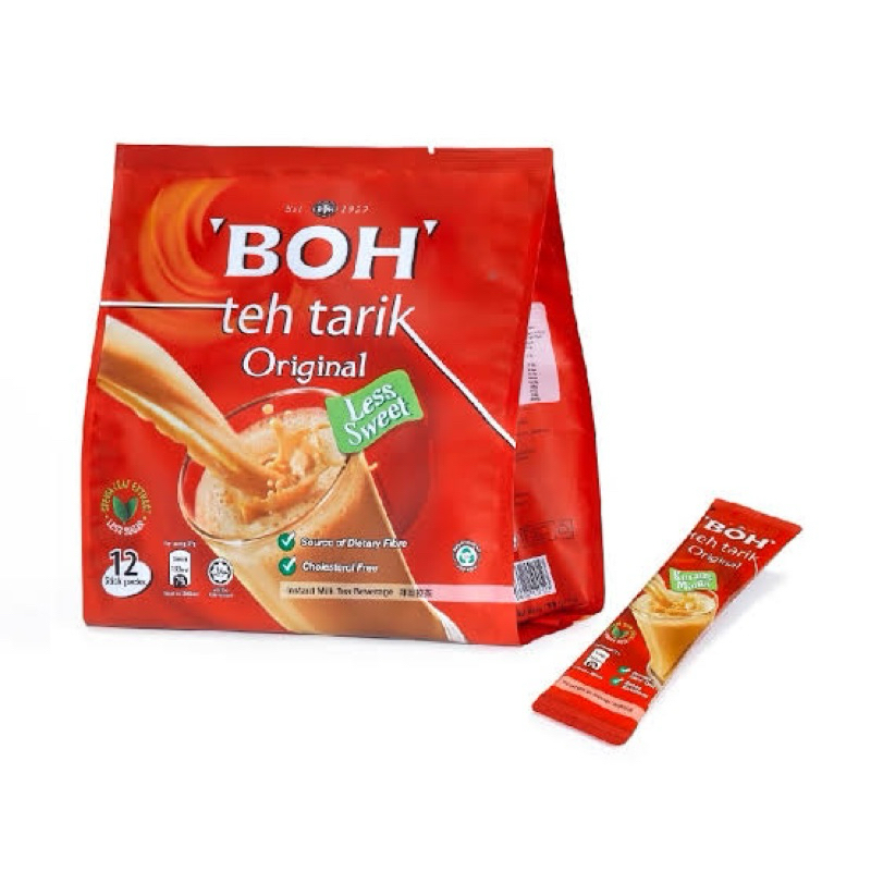 

BOH TEH TARIK ORIGINAL LESS SWEET KURANG MANIS TEH TARIK INSTANT INSTAN MALAYSIA MILK TEA TEH SEGERA SIAP SEDUH IMPOR IMPORT MALAYSIA