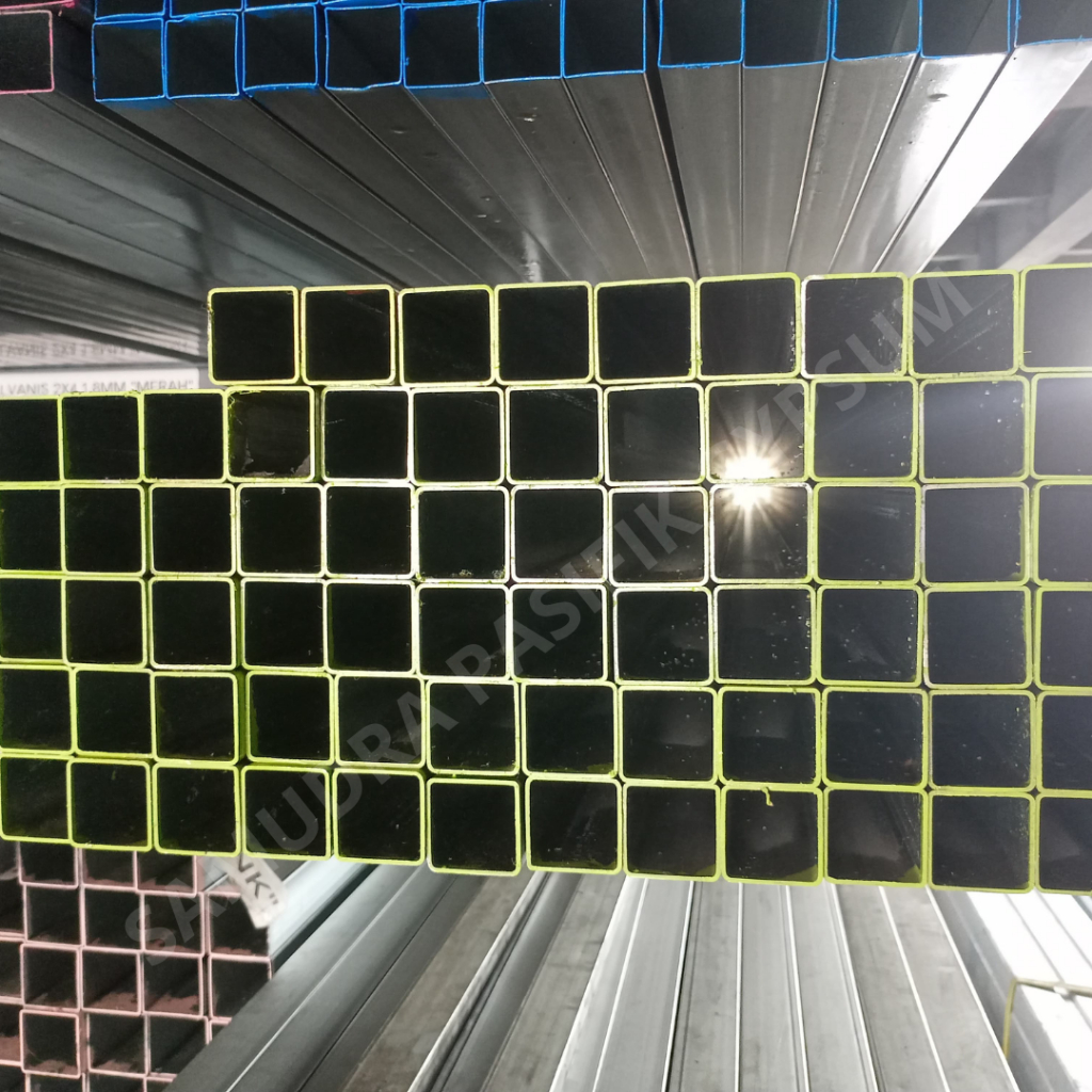 HOLLOW GALVANIS 4X4 TEBAL 2MM HOLLOW GALVANIS 6M 40X40 2MM