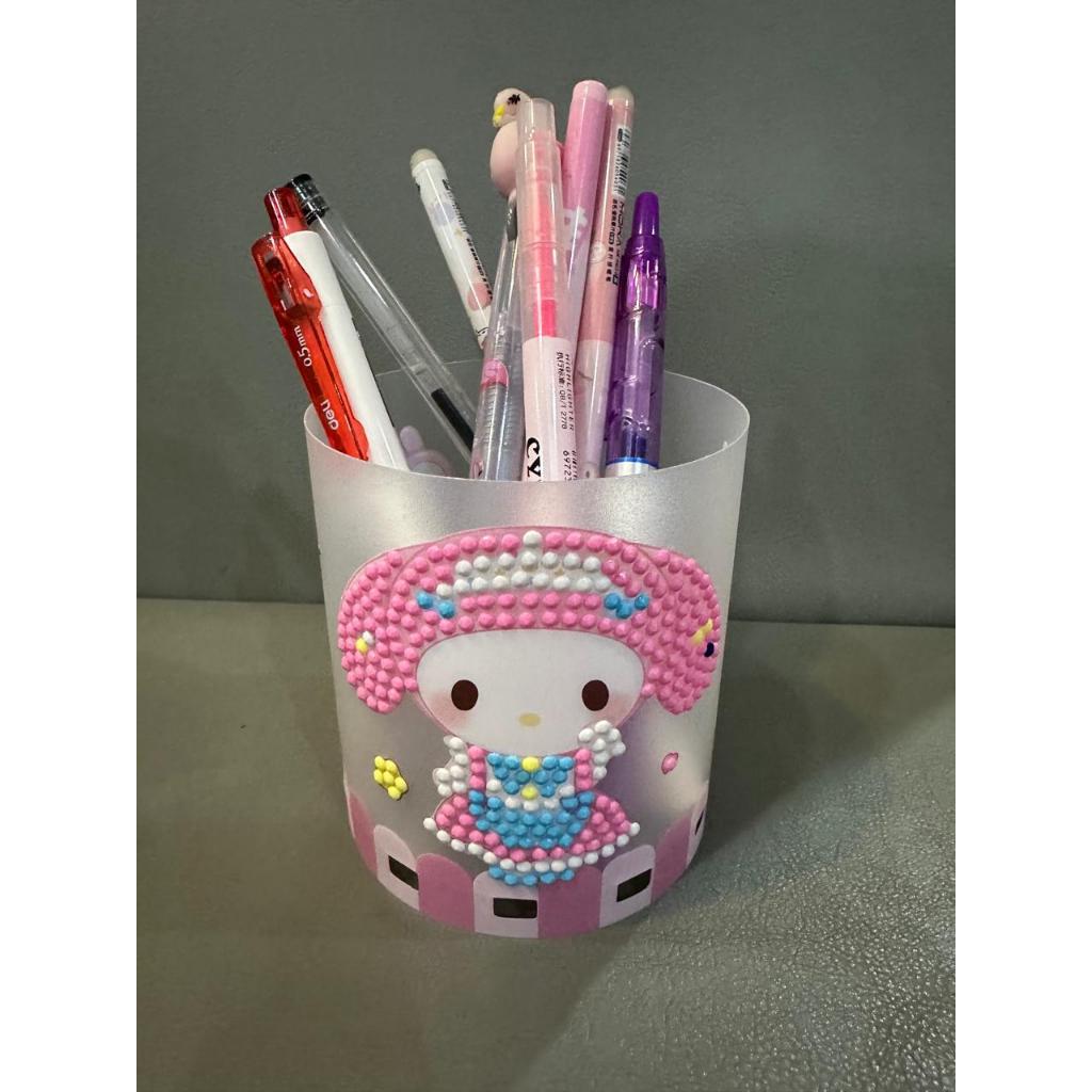 

POM Tempat Pensil Sanrio Kuromi DIY Diamond Painting karakter lucu