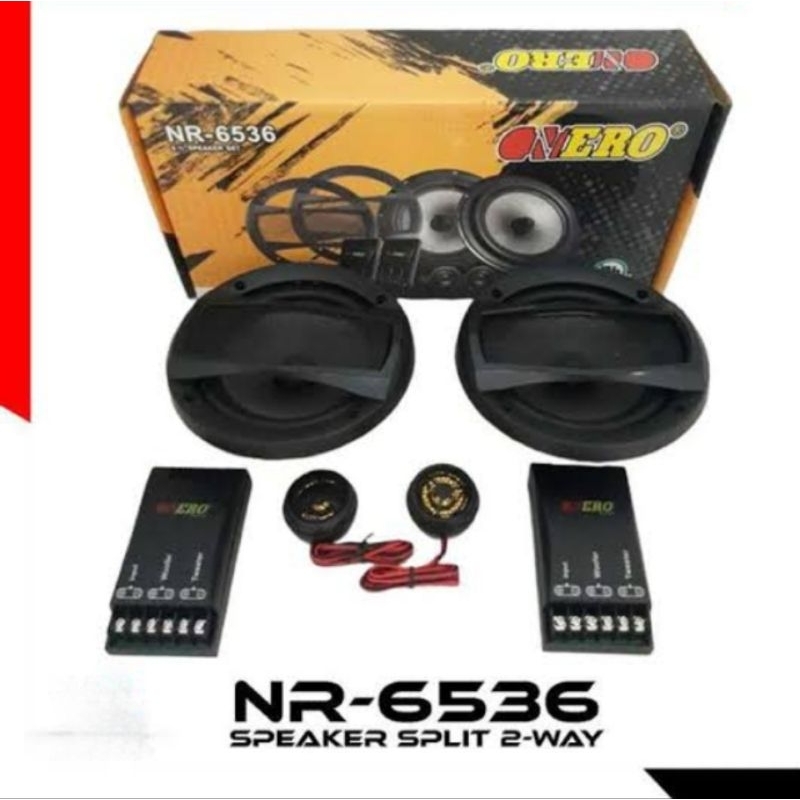 Speaker Split 2way Nero Audio