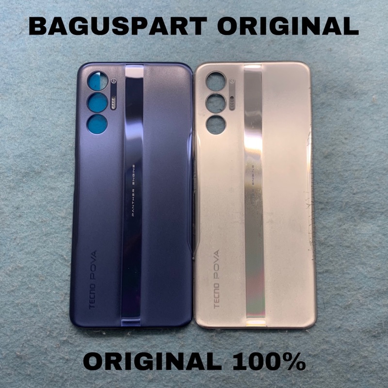 BACKDOOR CASING COVER TUTUP BELAKANG TECNO POVA 3 LF7n ORIGINAL COPOTAN