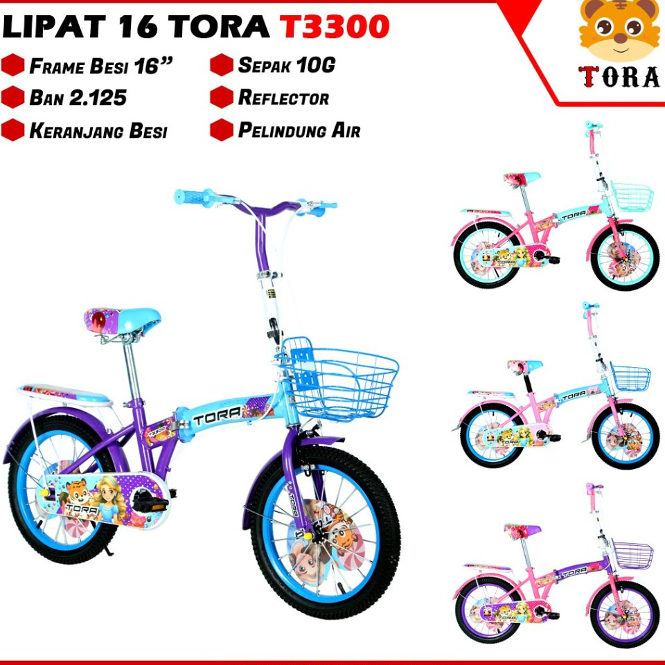 SEPEDA LIPAT ANAK 16 / 18 INCH LISELLA 2008 BY PACIFIC / CENTRUM 326 / MAZARA 2266 MG / 2288 SR / TO