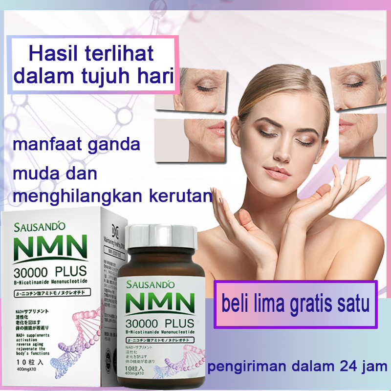 SAUSANDO Niasin NMN(30000 PLUS) Anti-penuaan Suplemen NAD+ Pengobatan Dan Perbaikan Kulit