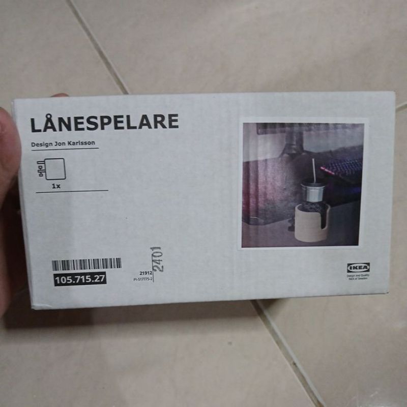 IKEA LANESPELARE tempat rak mug gelas jepit meja gaming meja belajar