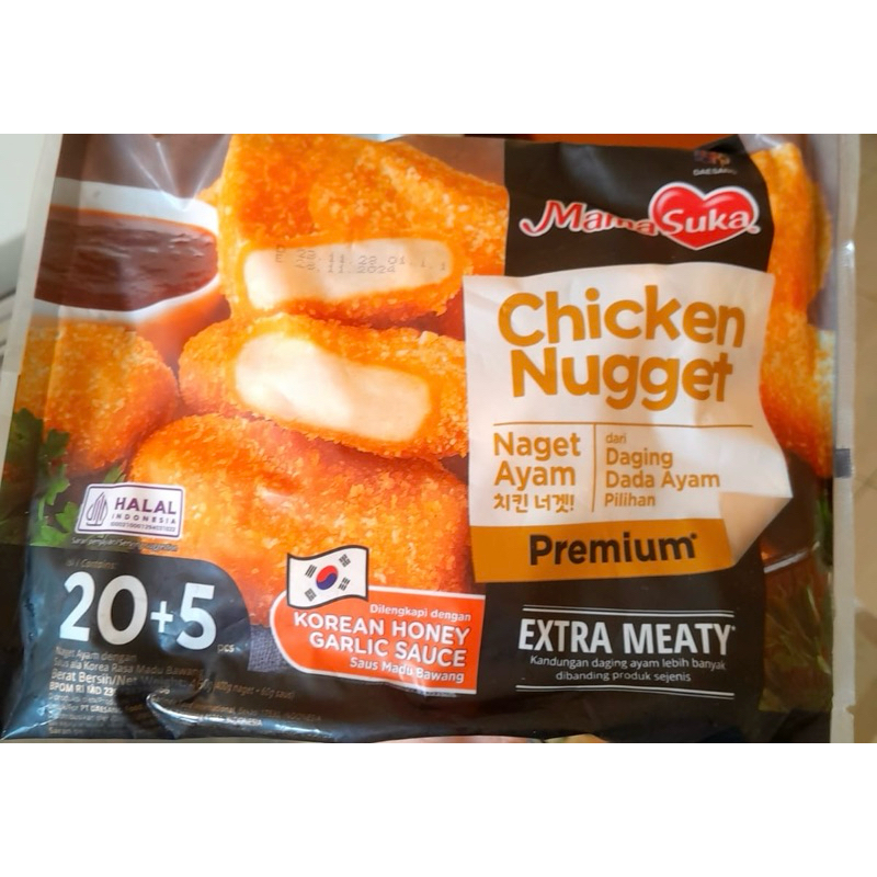 

Mama suka chicken nugget premium 170gr