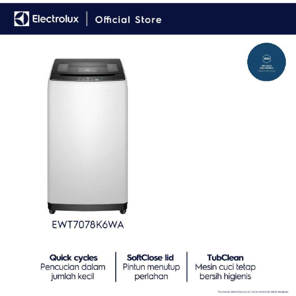 ELECTROLUX Mesin Cuci 1 Tabung 8 KG