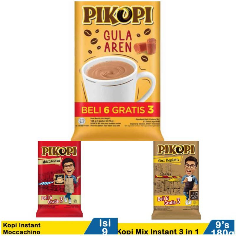 

Pikopi Kopi Instant isi 9pcs 180g