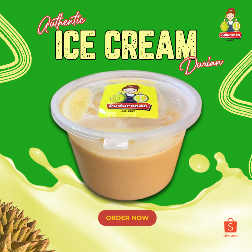 

[BANDUNG] Es Krim Durian Dudurenan 100gr