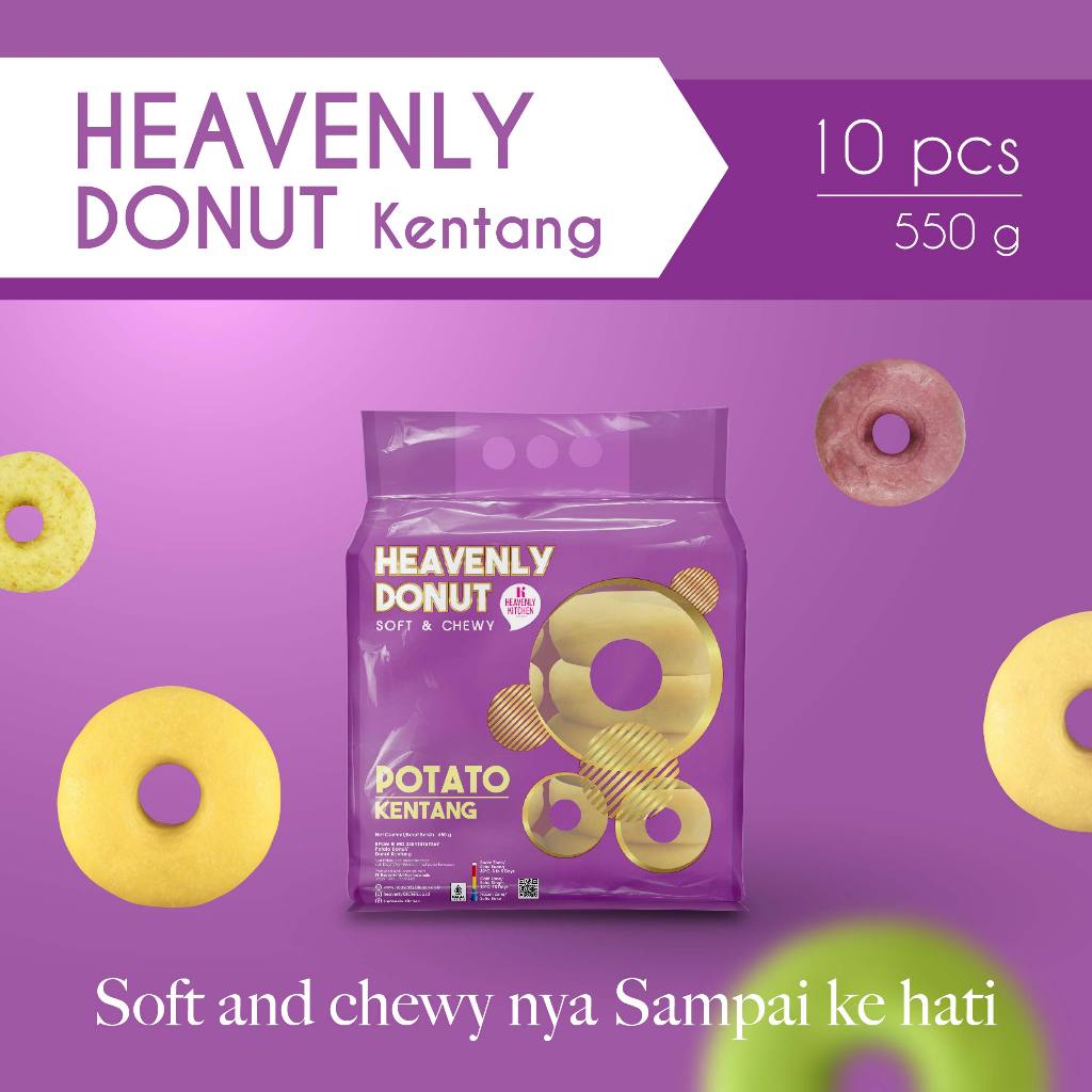 

Heavenly Kitchen Donat Kentang [1pack isi 10pcs]