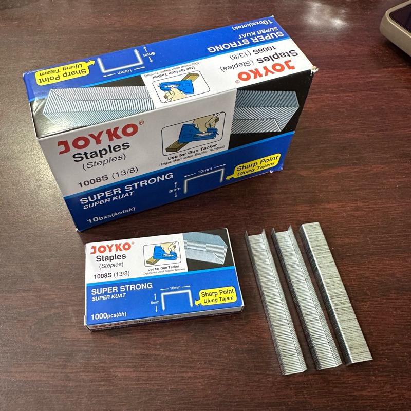 

Refill Staples / Isi Stapler / Gun Tacker Joyko 1008S (13/8)