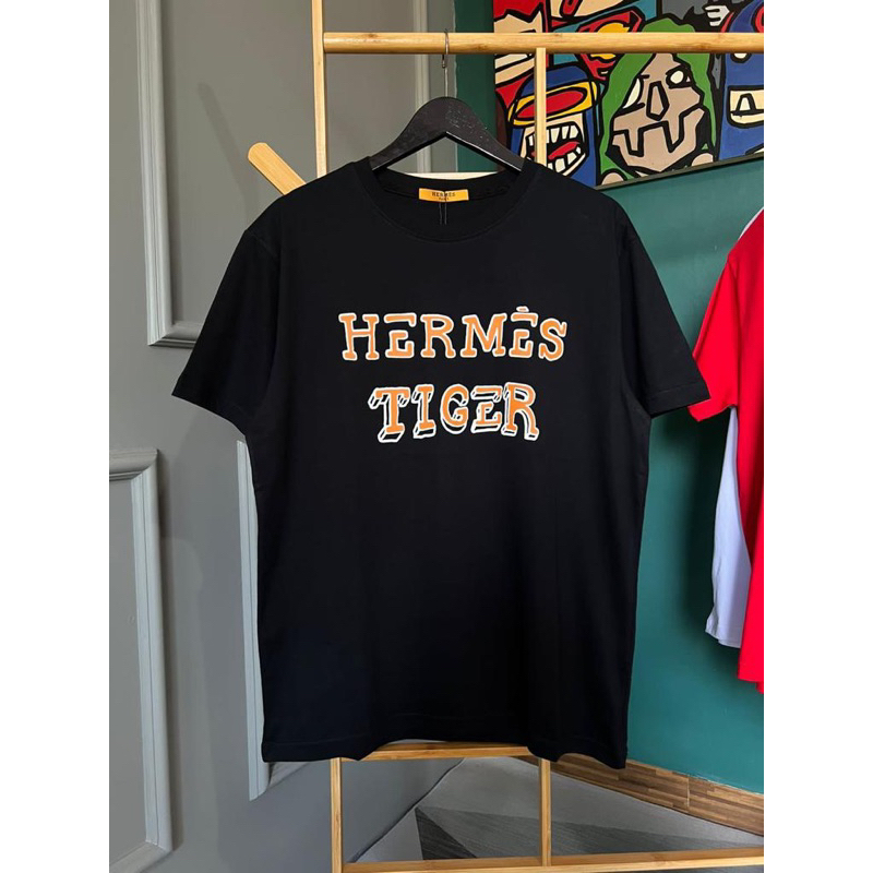 TSHIRT TIGER BRANDED / KAOS HERMES / BAJU HERMES FULLTAG & LOGO