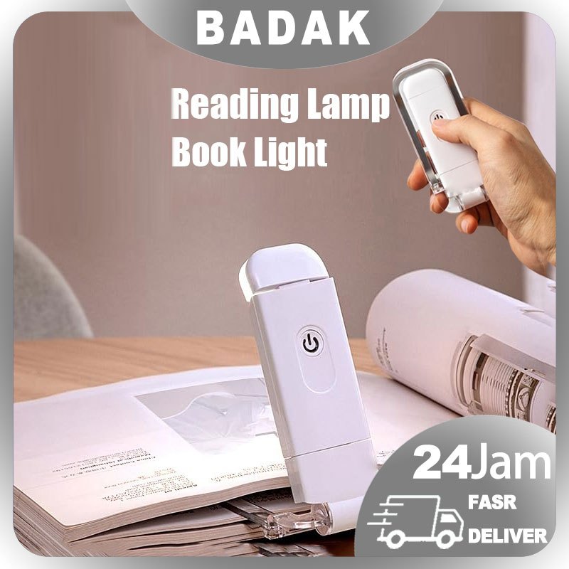 Lampu baca LED 9 warna Portabel reading Mini USB lampu belajar aesthetic