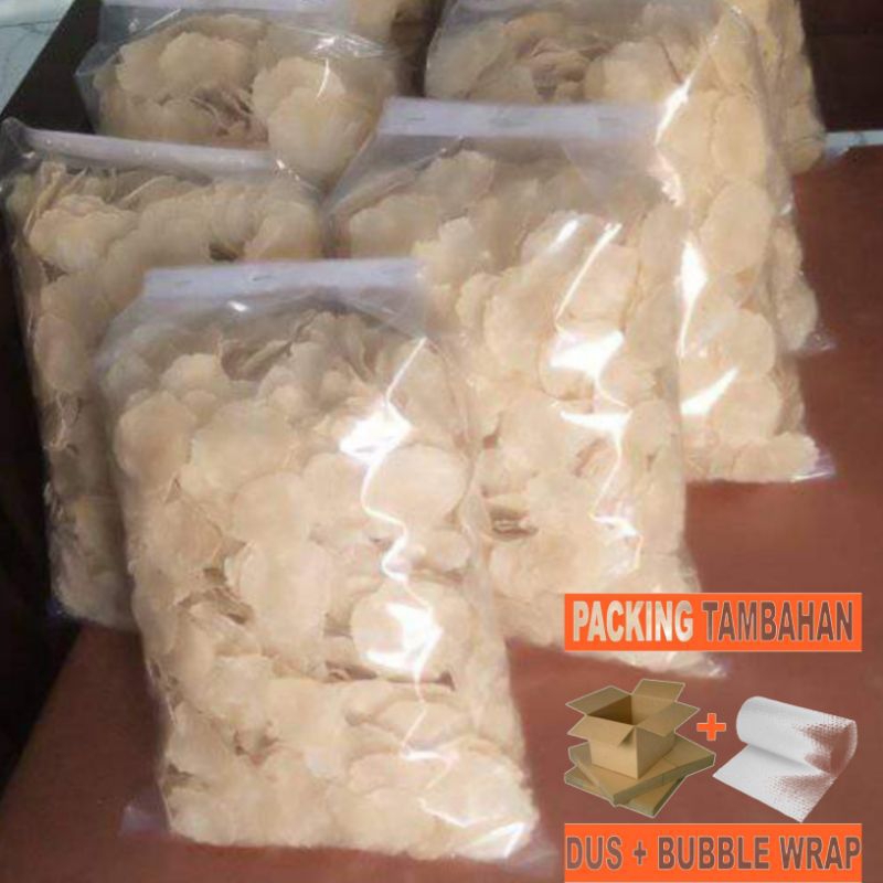 

produk Emping asli melinjo no campuran tipis kering kemasan 1 kg khualitas super