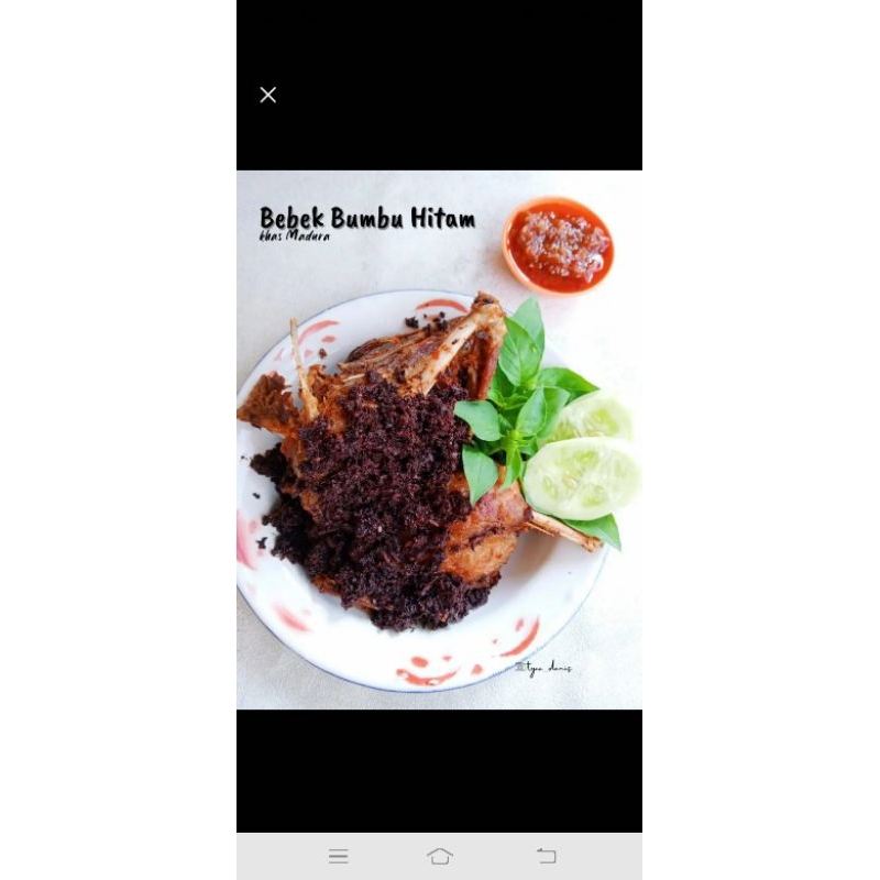 

Sambal Hitam (Bumbu bebek)