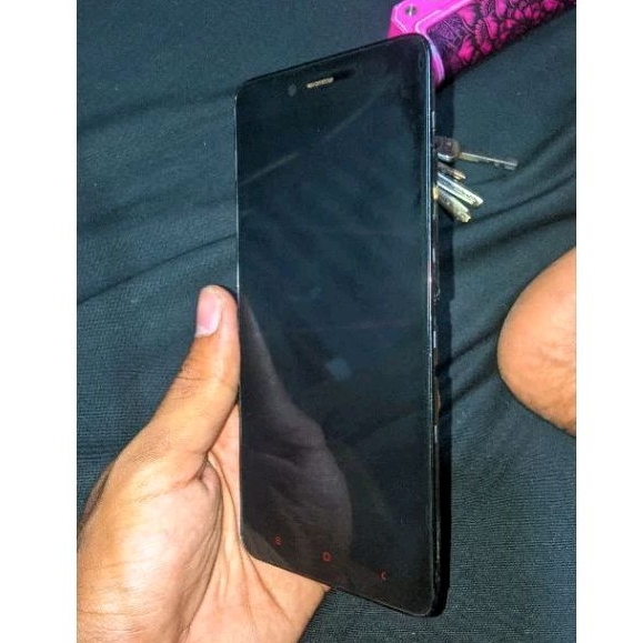 LCD redmi note 2 ori copotan+ frem