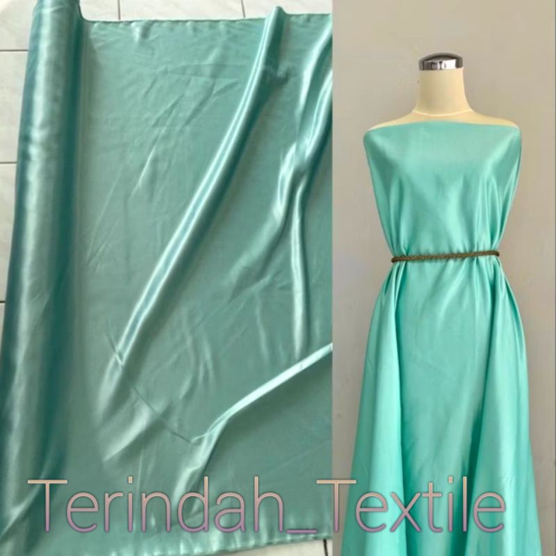 Kain satin bridal polos tebal/bridal dutches
