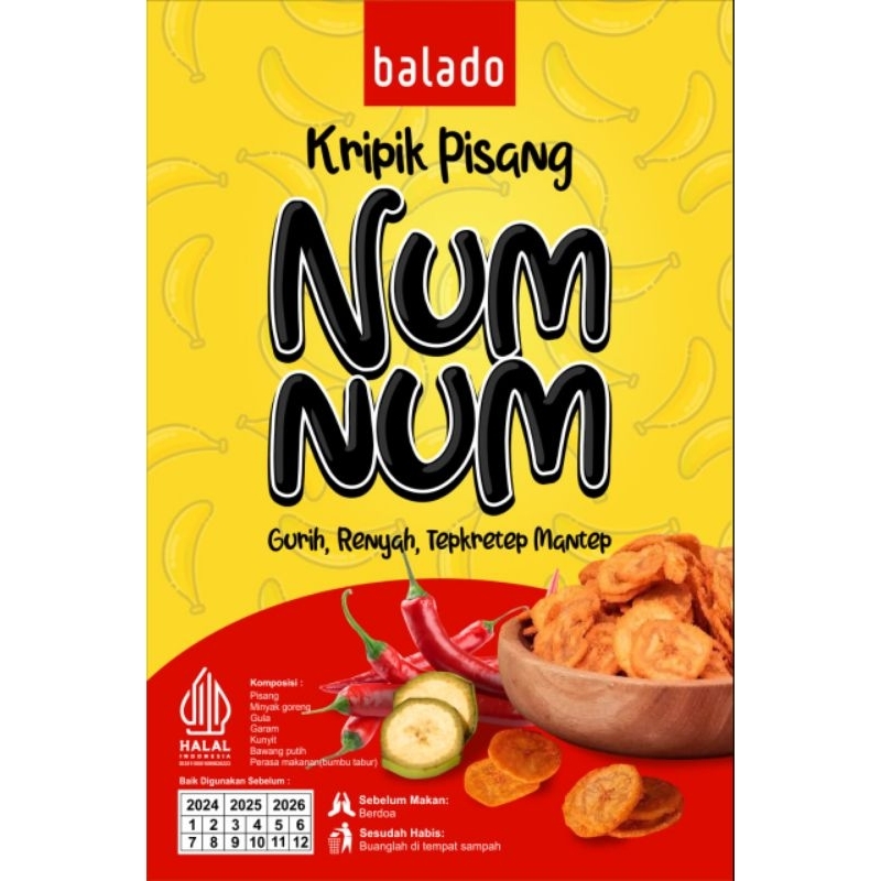 

Keripik Pisang Nangka Balado By Ladang Pisang, Oleh - Oleh Khas Probolinggo