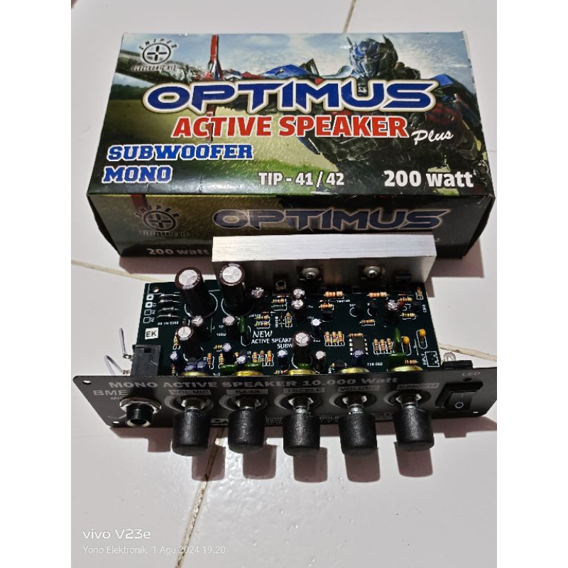 Kit Aktif subwoofer+mono 200watt/OPTIMUS Active Speaker Plus Subwoofer mono