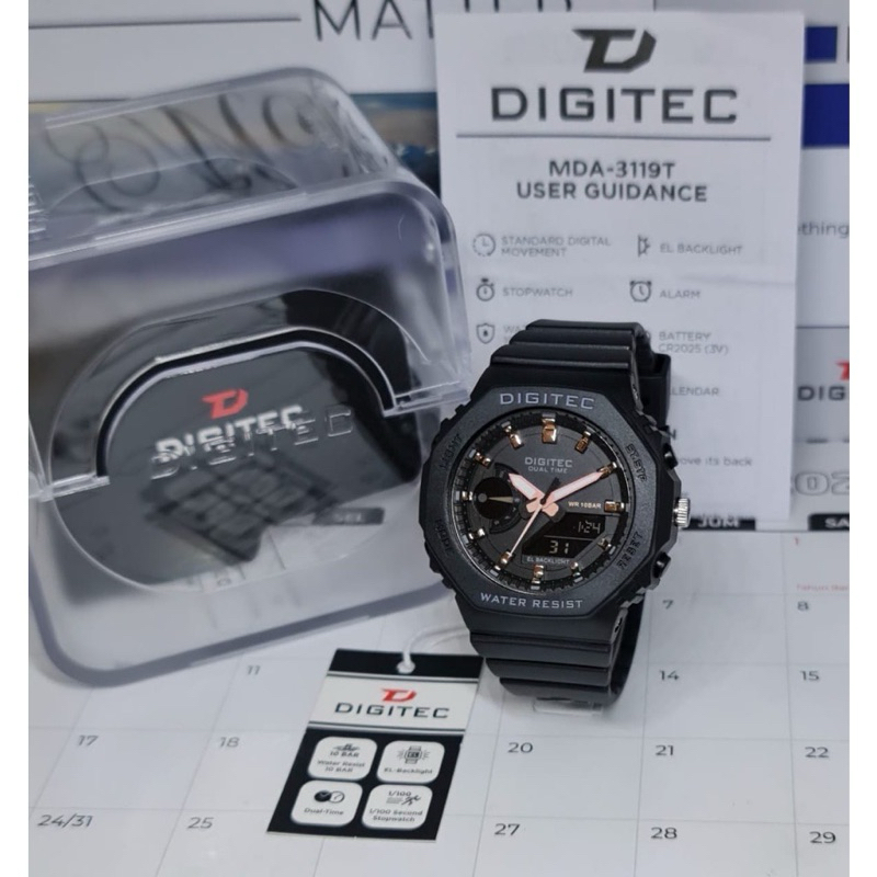 DIGITEC DA 3119 / DA-3119 / DA3119 Watch DG Jam Tangan ORIGINAL