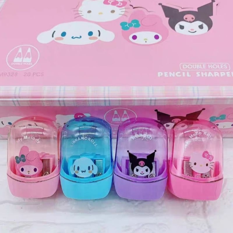 

DC rautan serutan pensil OVAL Kuromi Cinnamoroll Melody Hello Kitty