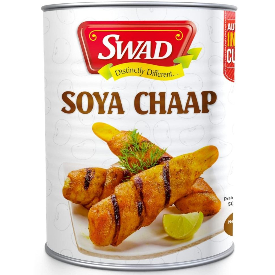 

SWAD CANNED SOYA CHAAP IN BRINE 850G / Ready-to-Eat / Tinggi Protein