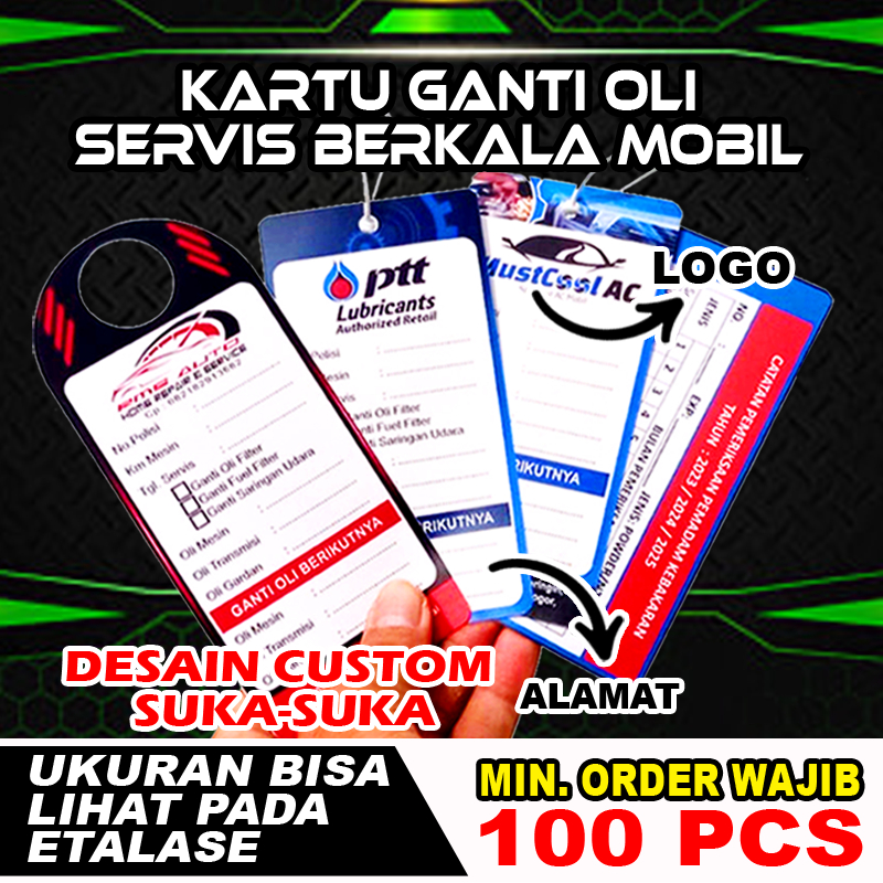 GANTUNGAN SERVIS GANTI OLI MOBIL