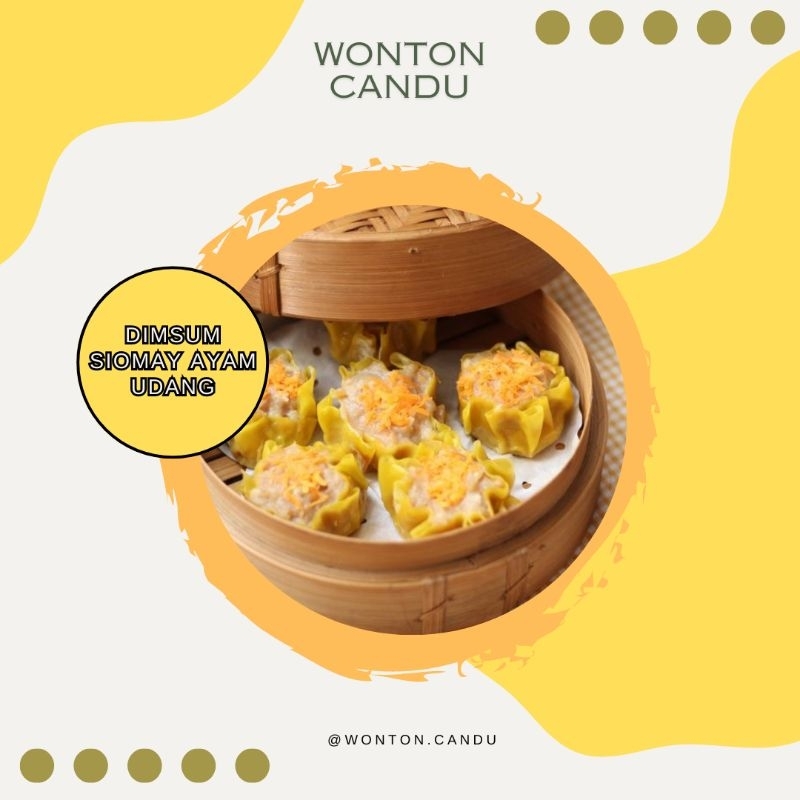 

wonton candu / Frozen dimsum siomay ayam udang mini