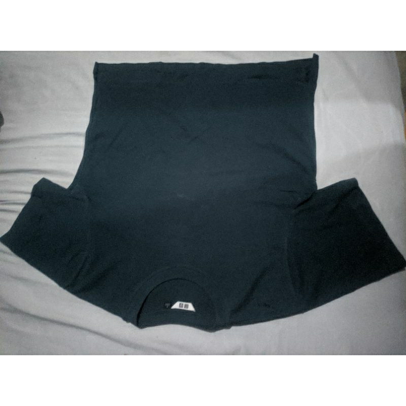 Uniqlo U Oversized Tee Dark Green Airism