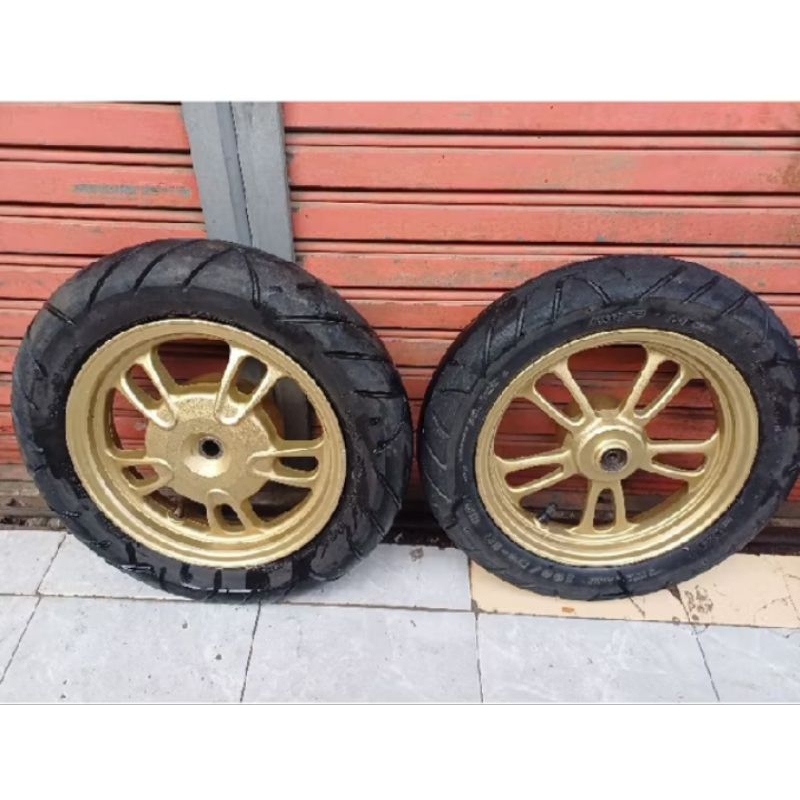 VELEG PELEK SCOOPY NEW RING 12 1 SET + BAN ORIGINAL COPOTAN