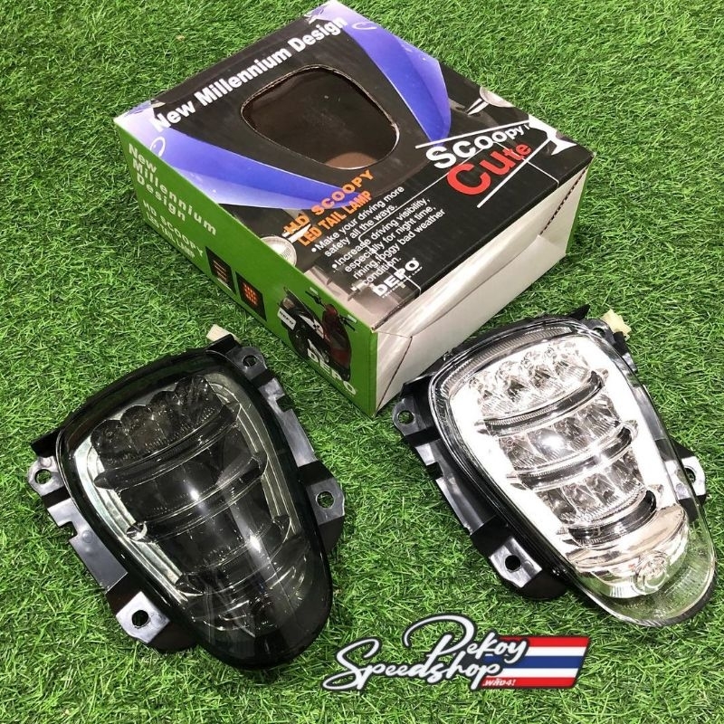 stop lamp Scoopy lampu belakang Scoopy LED Stoplamp Led Depo Scoopy Karbu Thailand
