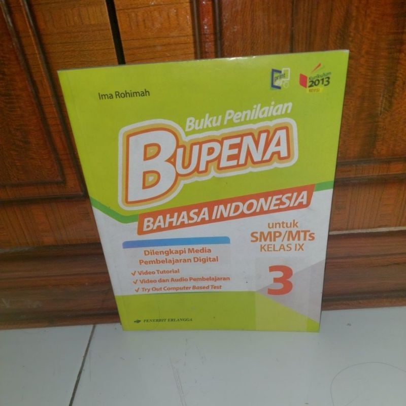 Bupena Bahasa Indonesia SMP/MTS Kelas 9