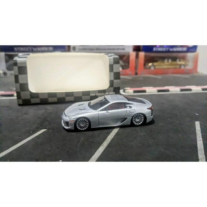 Diecast DCT Diecast Team Lexus LFA Silver Swap velg Minus Spion