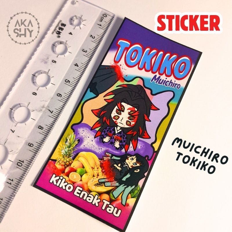 

[1pcs] Stiker Muichiro Tokiko Demon Slayer Kimetsu no Yaiba Stiker/ Sticker Kimetsu no Yaiba Demon Slayer Muichiro Tokiko