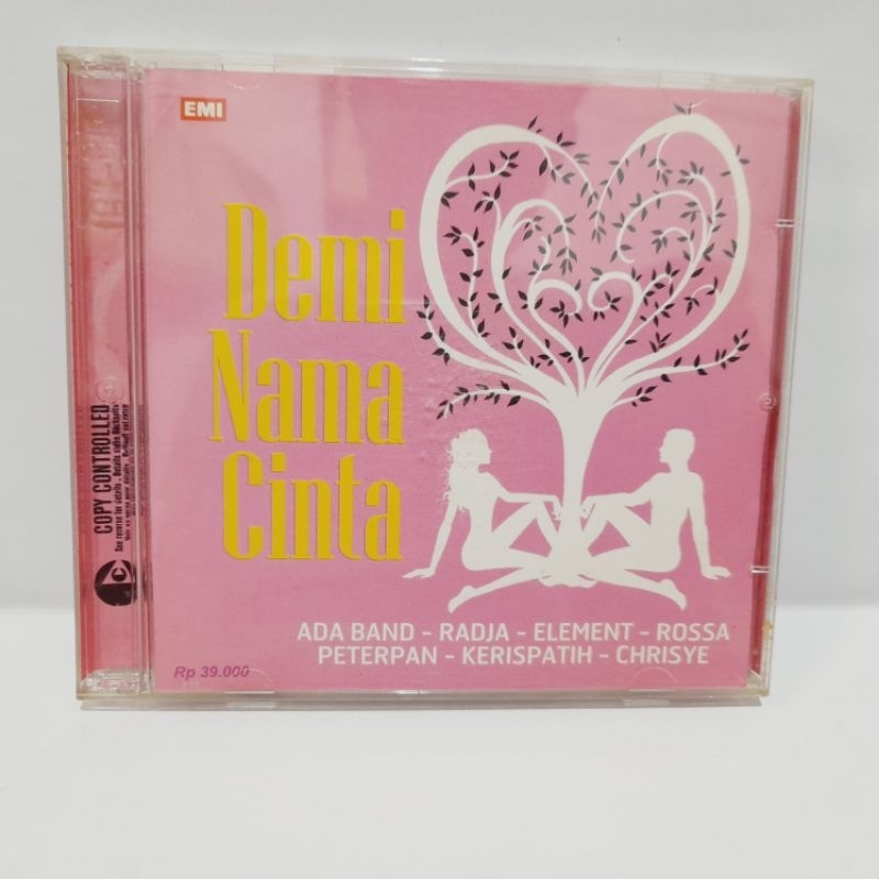 CD Demi Nama Cinta - Ada Band Radja Element Peterpan VA