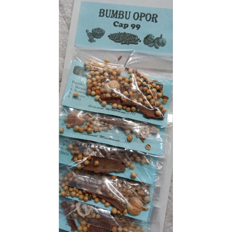 

Bumbu Opor Racikan Rentengan
