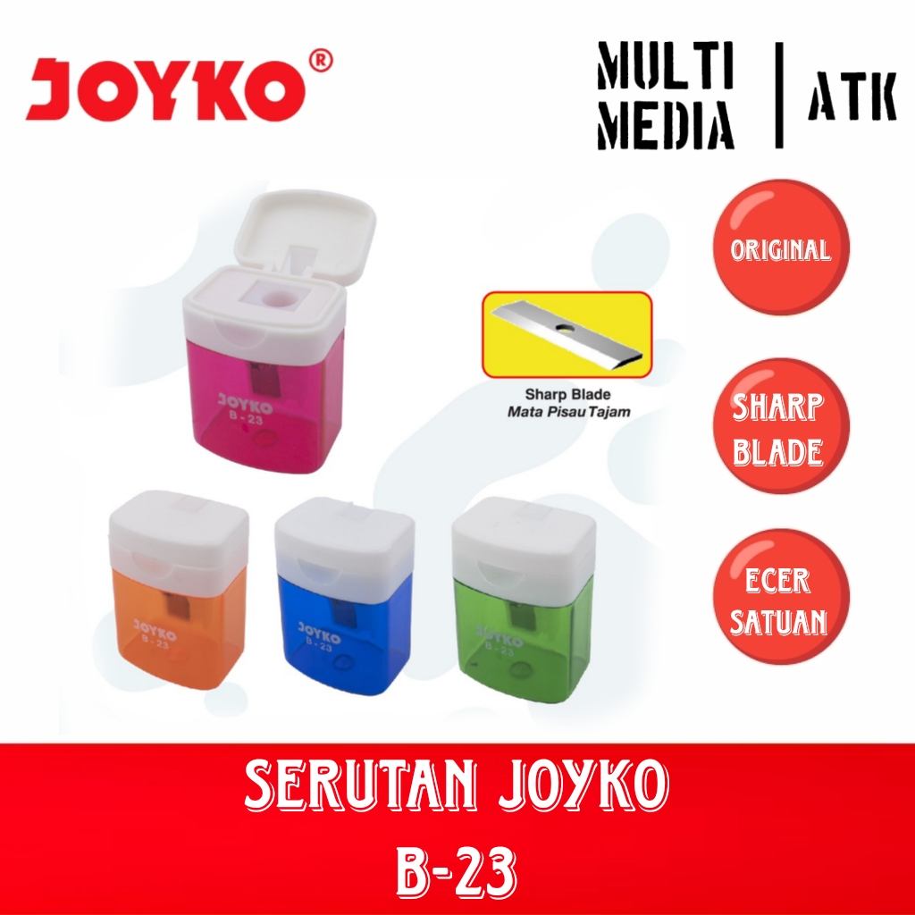 

Sharpener / Rautan / Serut Joyko B-23 - 1 Pcs